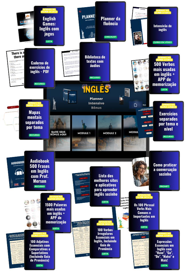 Biblioteca Digital do Autodidata em Inglês: Alcançando Fluência com o Prof. Merson Inglês Cursos