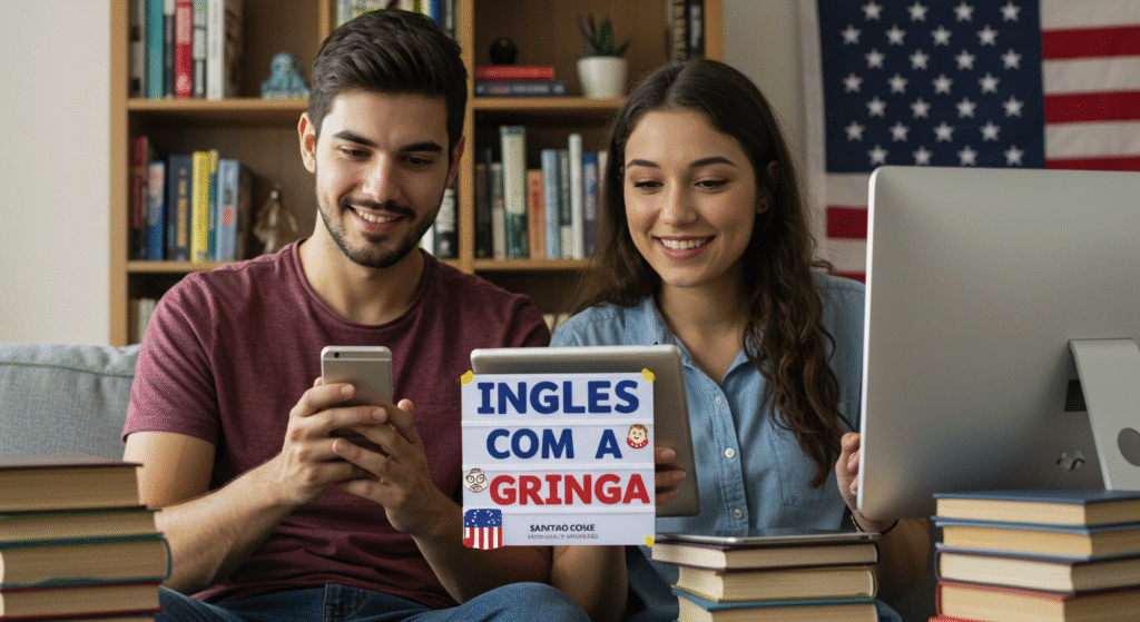 Download de Conteúdo do Inglês com a Gringa: Como Acessar Materiais de Estudo Inglês Cursos