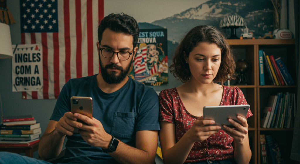 Inglês com a Gringa área do aluno: como acessar e aproveitar todos os recursos Inglês Cursos